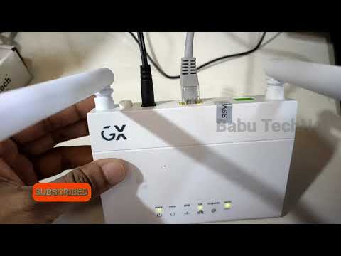 GX router configuration in telugu | GEpon onu | Gx Earth-1010 onu configuration | Gx pppoe Setup