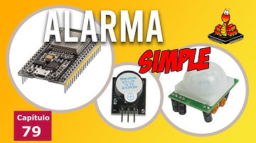 ESP32 Alarma con Sensor de Movimiento PIR ¡ Más fácil IMPOSIBLE ! código en MicroPython