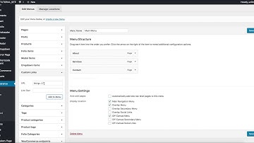 Menus   Adding a sub menu