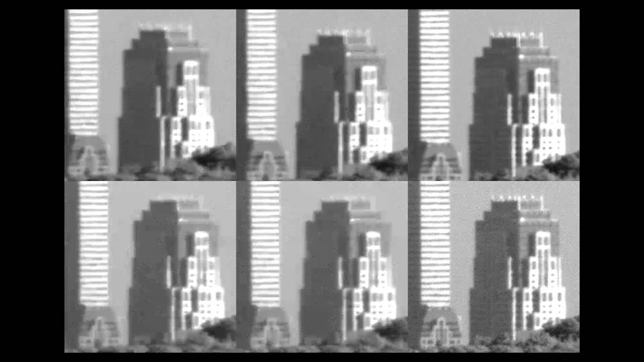 Demonstration of superior imagery with a smaller aperture in Optical Aperture Synthesis (OAS).