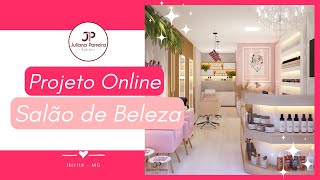 Projeto para Salão de Beleza - Projeto Online / Juliana Parreira