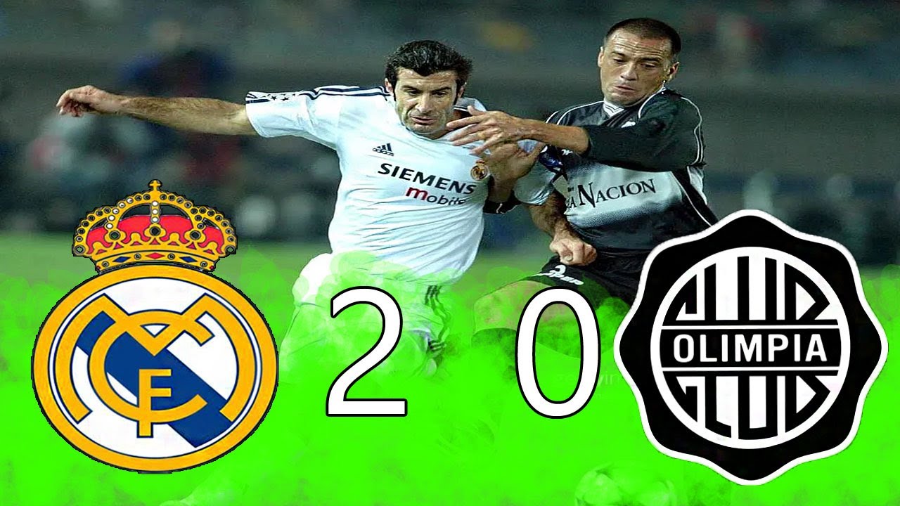Real Madrid 2 vs Olimpia 0 - Final Copa Intercontinental 2002 - Partido ...