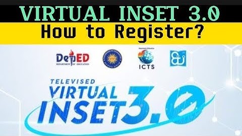 PAANO MAGREGISTER SA VINSET 3.0? || TELEVISED VIRTUAL INSET 3.0 - HOW TO REGISTER?