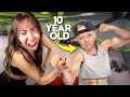 Girl vs Strongest 10 Year Old!