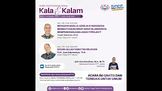 Kuliah Umum Bulanan 'Kala dan Kalam' STFT Jakarta - Senin, 16 Oktober 2023