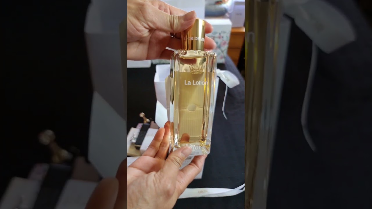 Dior L'or De Vie - La Lotion - it's luxurious & my most expensive