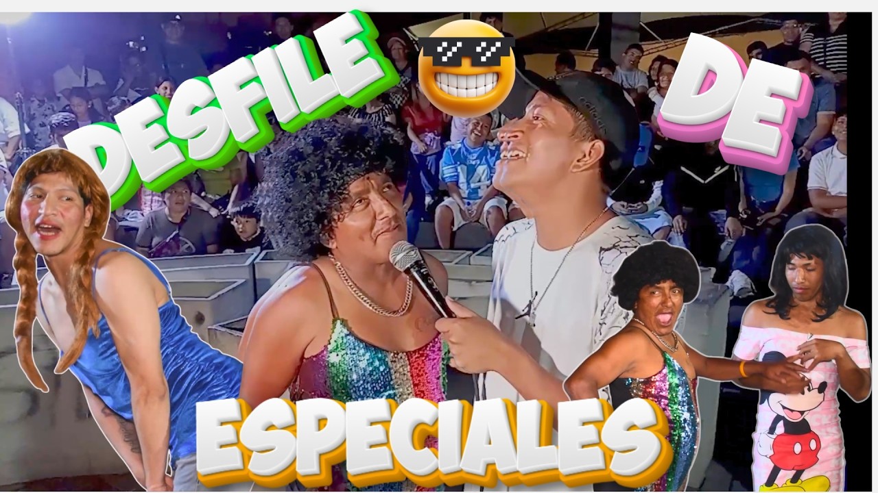 LA PASARELA DE LAS ESPECIALES🤮TITI EL MOSTRITO||  COMICOS AMBULANTES