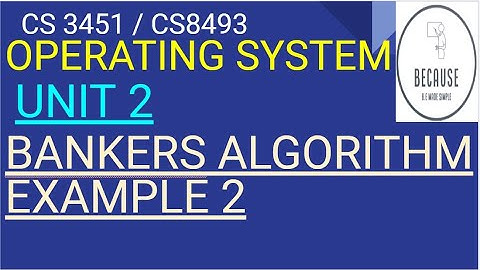 2.20.4.Bankers Algorithm Solved Problem in Tamil