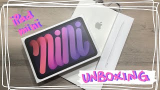 💜unboxing iPad mini 6th gen. purple + accessories💜