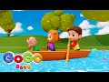 Row row row your boat  the best song for children  gogo baby  nursery rhymes  kids songs