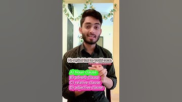 identify the clause 💁‍♂️   #englishteacher #clause #nounclause #adjectiveclause #adverbialclause