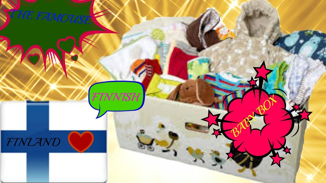 The Famous Finnish Baby Box Irisstace In Finland YouTube
