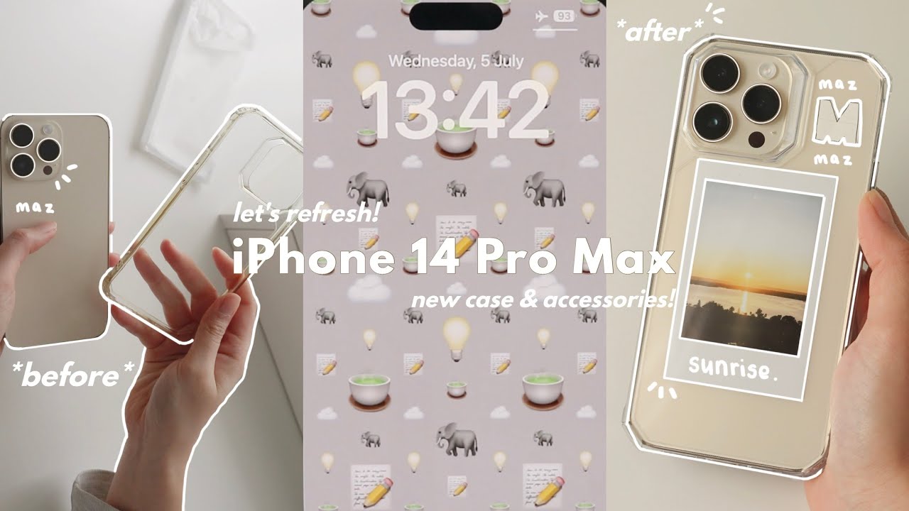 iPhone 14 Pro Max *wallpaper, accessories and case customisation