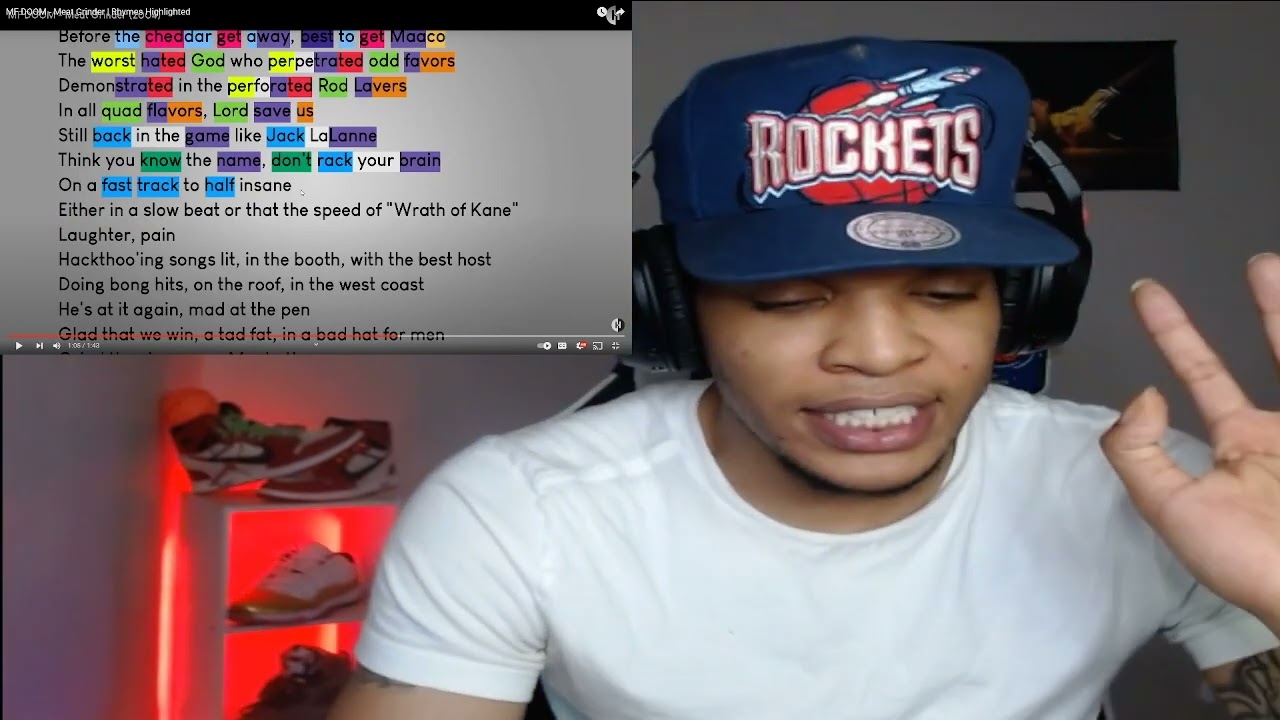 MF DOOM - MEAT GRINDER (REACTION)