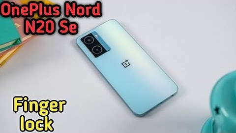 Finger Lock In Oneplus Nord N20 Se, How To Set Finger Lock In Oneplus Nord N20 Se,