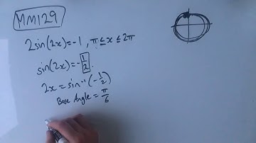 MM129 Maths Methods Fortify Study Guide - "How to solve a trigonometric equation"