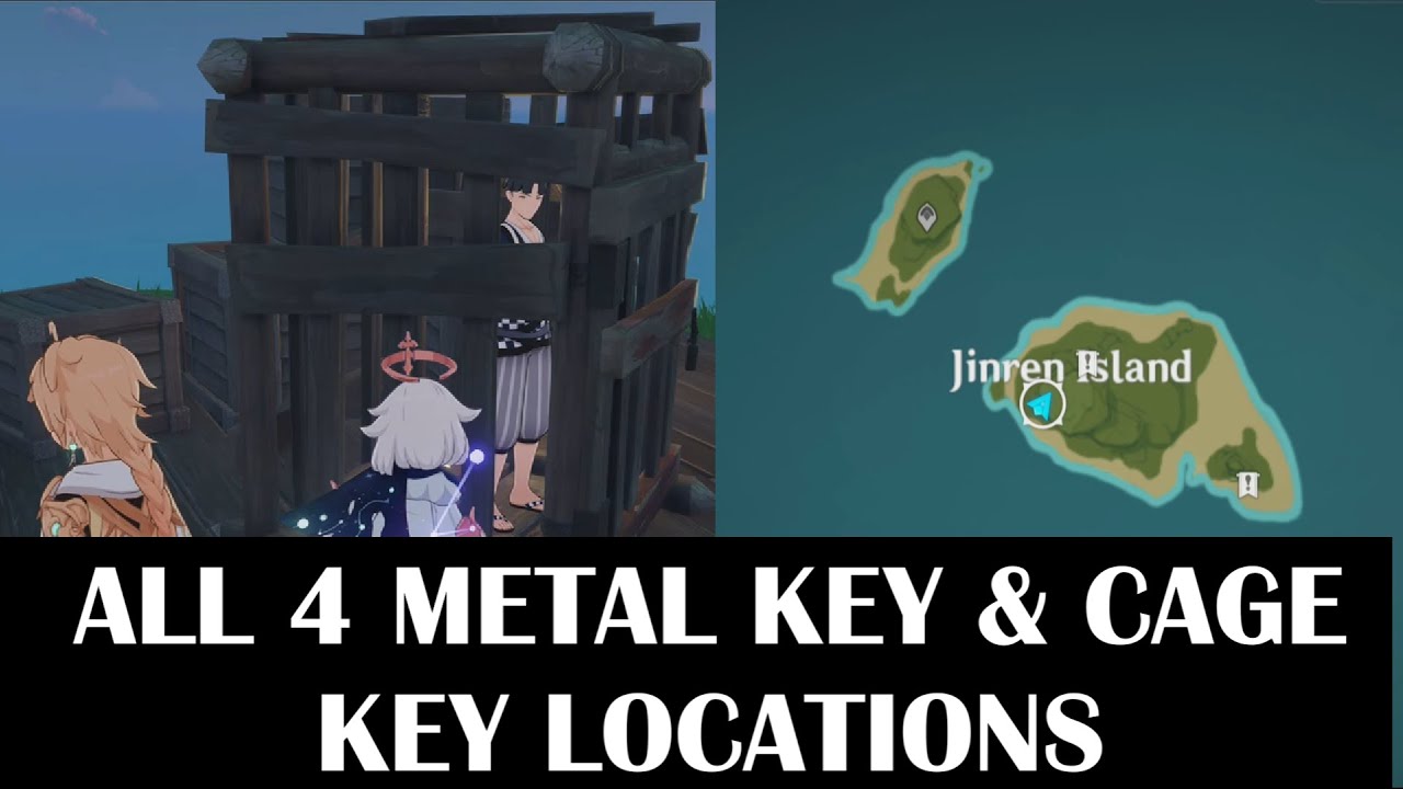 All 4 Metal Key Locations Cage Key Location Genshin Impact open Cage All 4 Metal Key Locations Cage Key Location Genshin Impact open Cage