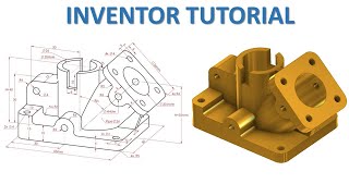 Inventor Tutorial #288 | 3D Model Design Basic Beginners