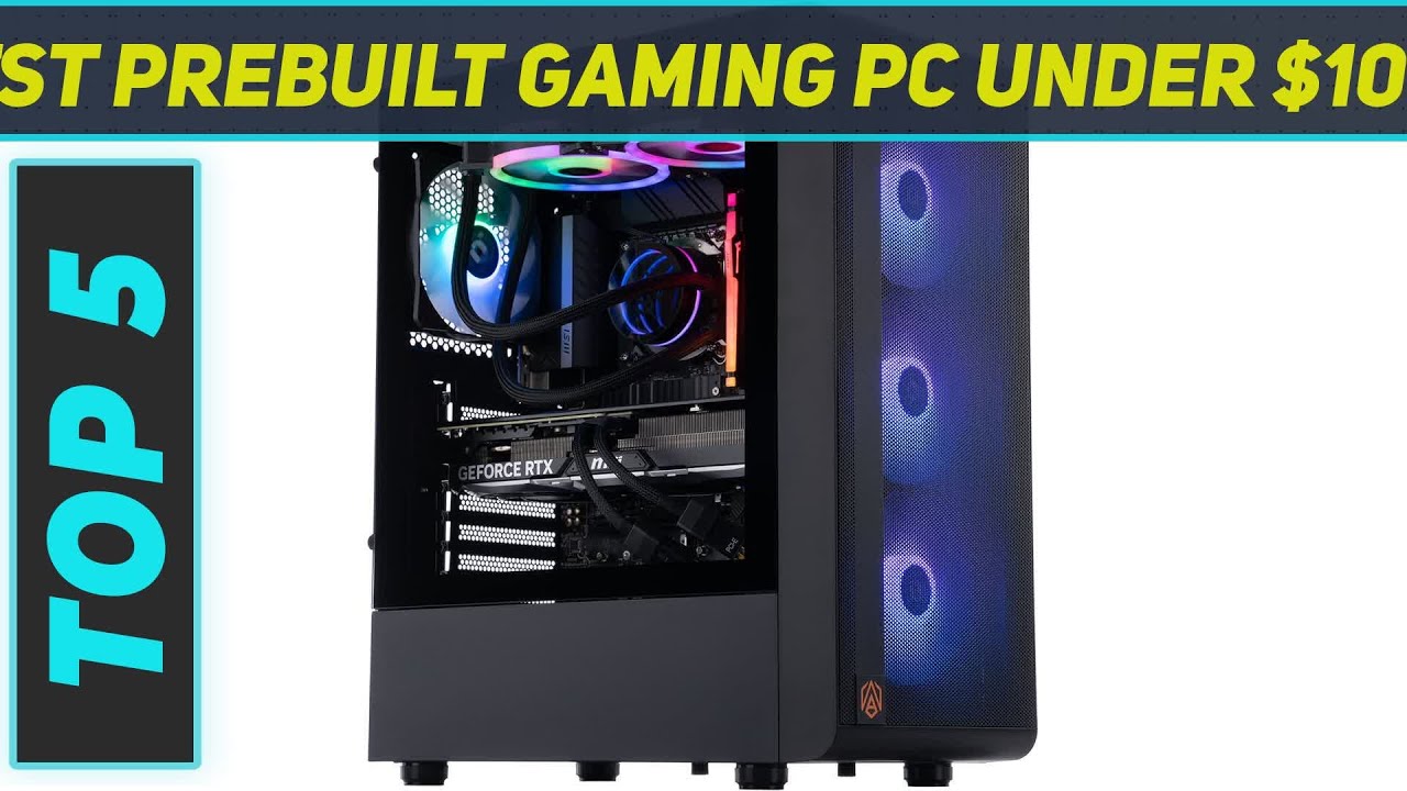Top 5 Best Prebuilt Gaming PC Under 1000 2023 YouTube