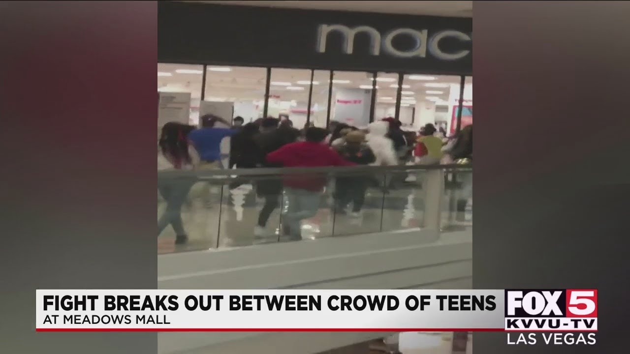 Lvmpd Some Citations Arrests After Juveniles Brawl At Meadows Mall Youtube