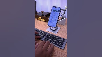 A foldable keyboard that you can take with you anywhere,allowing you to work & play wherever you go