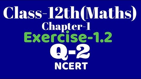 Class 12 maths Ex1.2 Q2 Injective Surjective relations & Functions,Chapter 1, NCERT, VKS Maths XII,