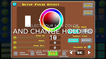 Geometry Dash How To Change Backgrounds In The Level Editor