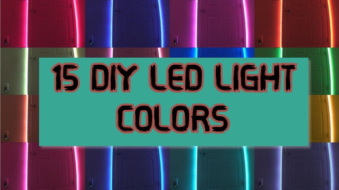 34 Best Led light color combinations ideas