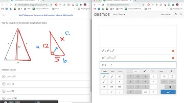 Khan Academy Tutorial: More Pythagorean Theorem
