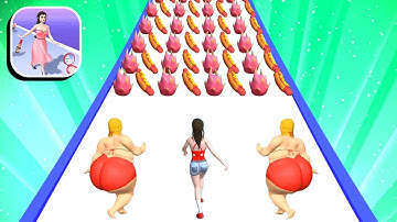 Girl Runner 3D 🍑👗🍎  Gameplay Walkthrough Android Ios New level 4-5-gr