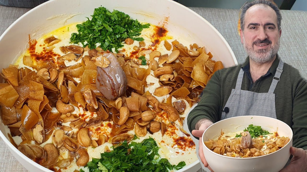 اول مرة فتة مكدوس بالمكدوس الحقيقي والطعم غير متوقع #شيف_نبيل