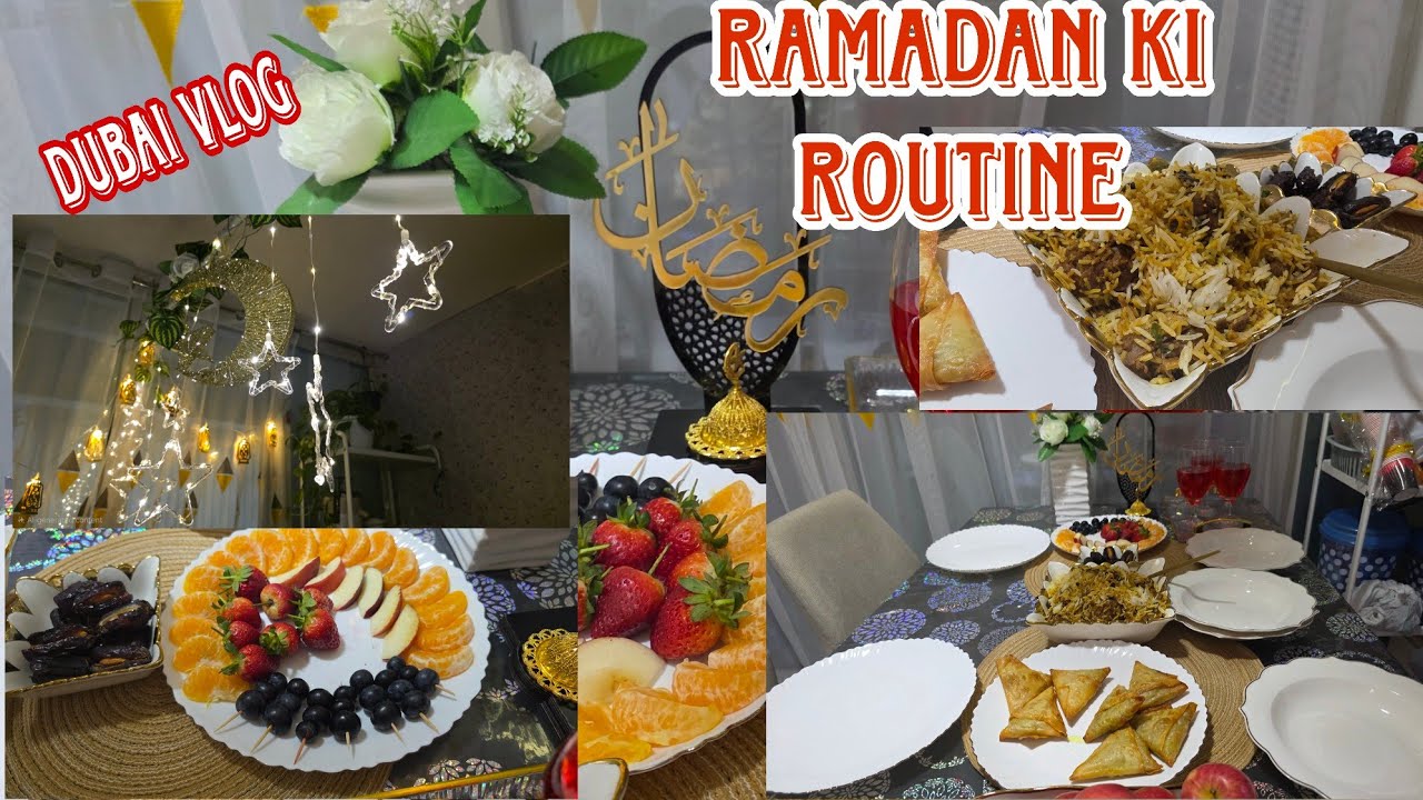  Ramadan ki routine din se raat tk I iftar setup|How to make Hyderabadi mutton dum biryani recipe 