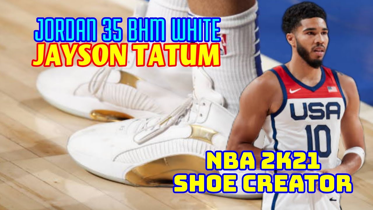 NBA Shoe Creator JORDAN 35 BHM WHITE 