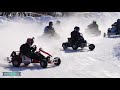Winter Karting &quot;Svobodny shipy&quot; raw footage 04.03.2018