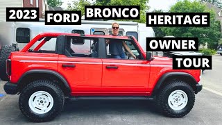 2023 FORD BRONCO HERITAGE EDITION TOUR 🥰  it's AWESOME!!