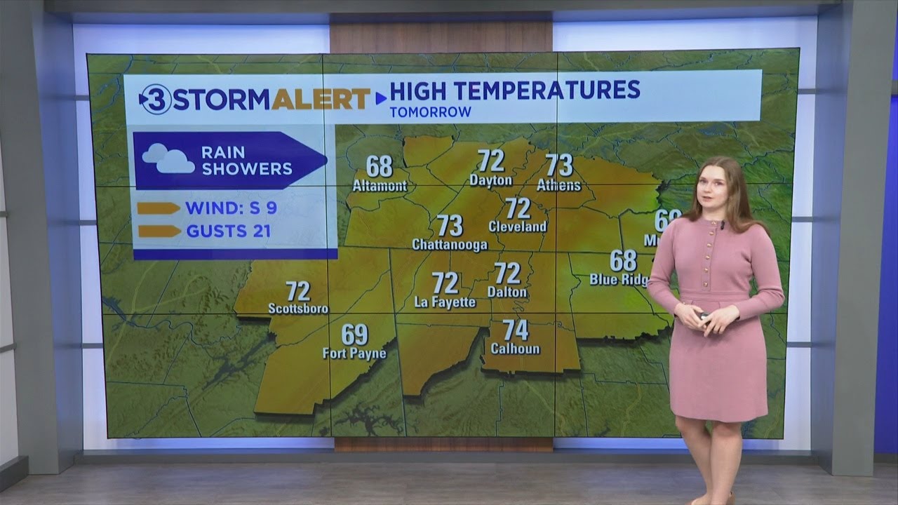 Audrey Shirley's Saturday evening weather - YouTube