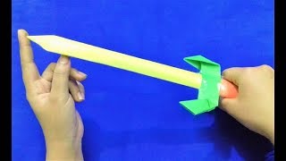 How to make a Paper Sword - Paper Ninja Sword - Easy Sword Tutorial
