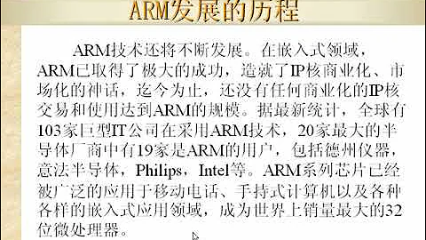 ARM嵌入式linux24——ARM技术概述与目前状况 - 天天要闻