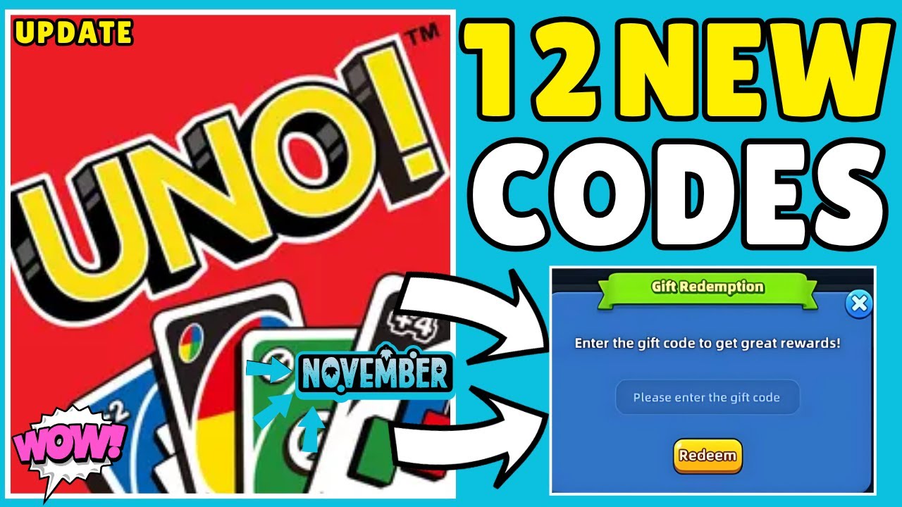 ☑️ Коды UNO 2025 | Подарочные коды UNO | Подарочные коды UNO Mobile | Коды UNO на ноябрь | Промок...