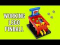 How To Build A Working LEGO Pinball Machine - Updated Design!