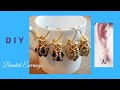 Pouch Earrings / DIY How to make Beaded Earrings / Beaded Jewelry / Aretes / Orecchini #370