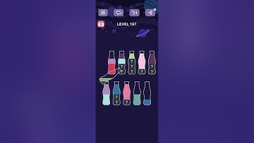 water sort puzzle -sort color puzzle game level 197