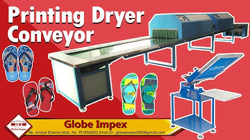 Printing Dryer Conveyor System | Screen Printing Dryer Machine | Dryer Conveyor for Screen Printing