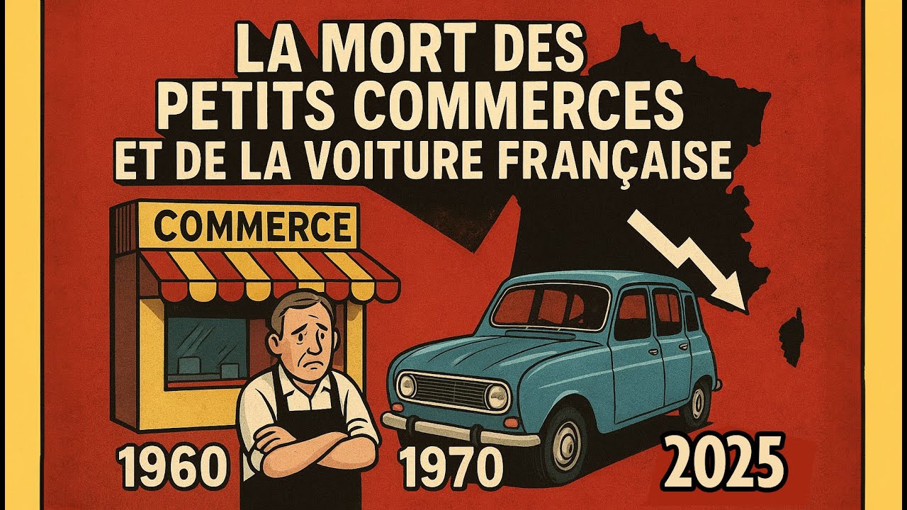 COMMENT LA FRANCE A TOUT PERDU - Voitures et Commerce depuis 1960.