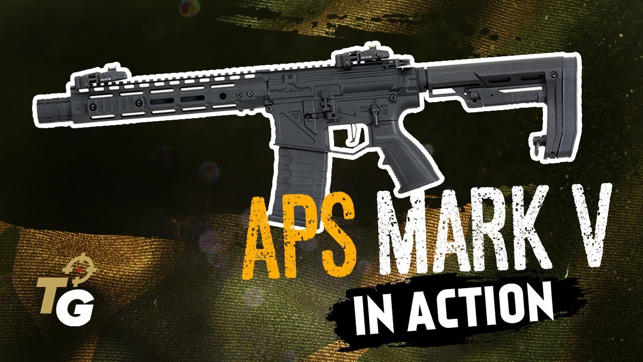 APS MARK V - Airsoft Replica Test - YouTube