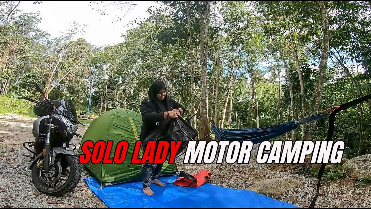 Solo Lady Motor Camping Di Kem Special Force VAT69 Amazing Camp Legacy