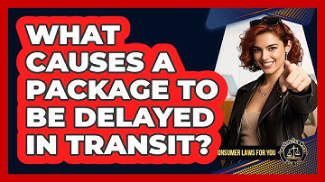 What Causes A Package To Be Delayed In Transit?