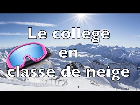 Classe de neige college Beth Hilel 2017