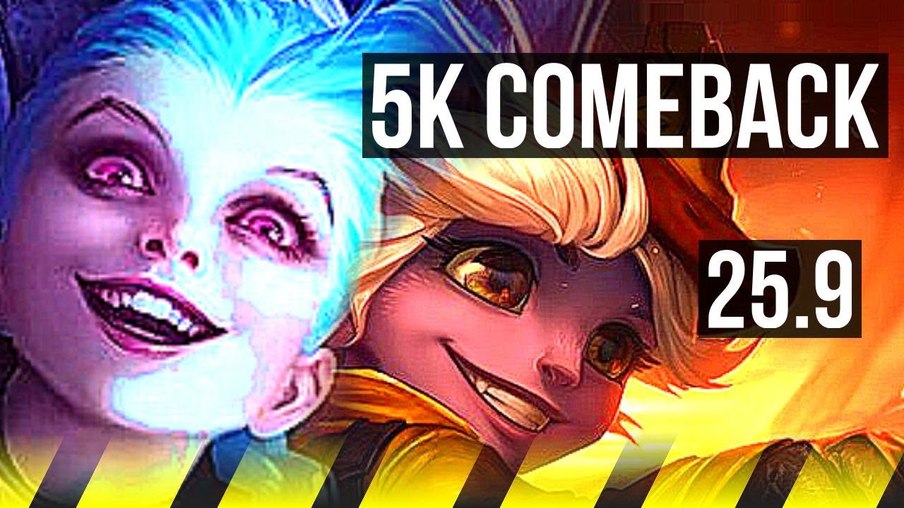 52k JINX & Lulu vs TRISTANA & Thresh (ADC) | Quadra, 52k DMG, Comeback, 19 ...