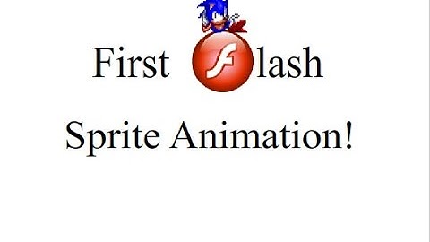 My First Flash 8 Sprite Animation